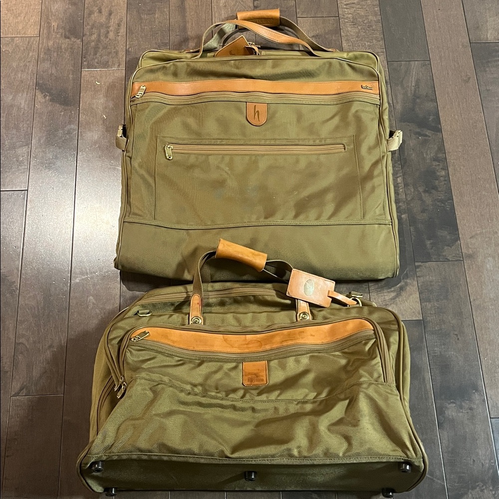 Hartmann 2 Olive Green Business Travel Bags